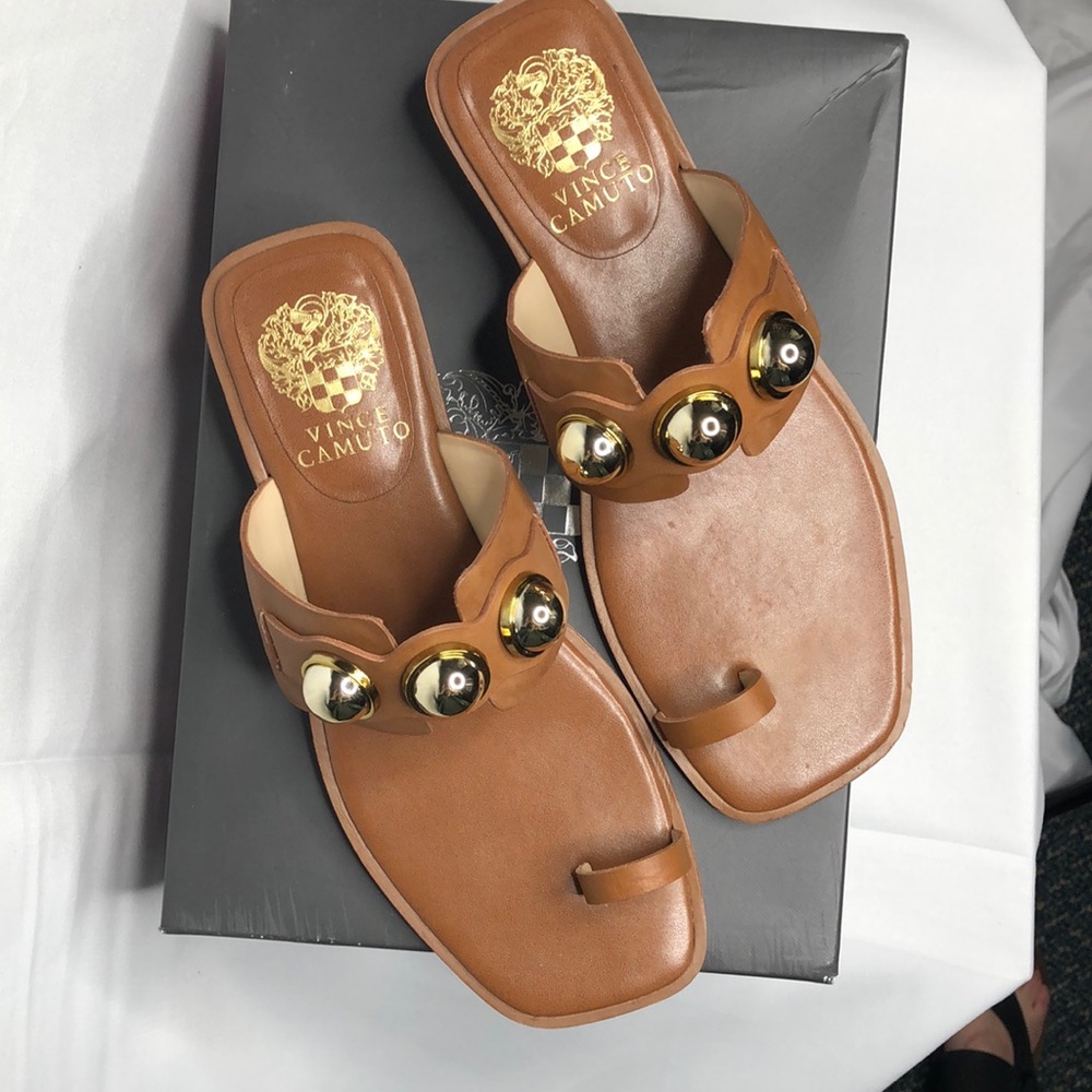 Vince Camino tan sandals- never worn